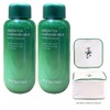 Innisfree Green Tea Ceramide Milk Essence 160mlx2+Play Green Cosmetic Pouch (Green) / 이니스프리 그린티 세라마이드 밀크 에센스 160mlx2개+플레이그린 화장품 파우치(그린)