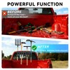 8-Hole Shovel Holder for Truck, Heavy Duty Trailer Tool Rack