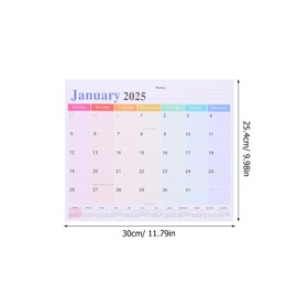 MAGICLULU Calendario De 2 Años Planificador 2025-2026 Mensual Tablero De Calendario Magnético Calendario De Trabajo De Mesa Calendario Plegable Mensual 2025 Panel De Familiar Oficina Papel