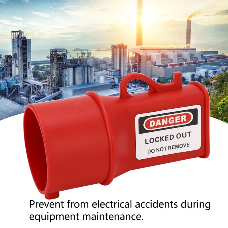 Socket Lockout Device Waterproof PP 55mm ID Pin and Sleeve