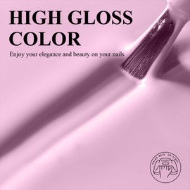 Imtiti Baby Pink Gel Nail Polish, 1Pcs Barely Pink Gel Polish Soak Off UV LED Gel Polish, Long Lasting, Nail Art Manicure Salon DIY at Home for Autumn and Winter (0.34 Fl Oz-1919)