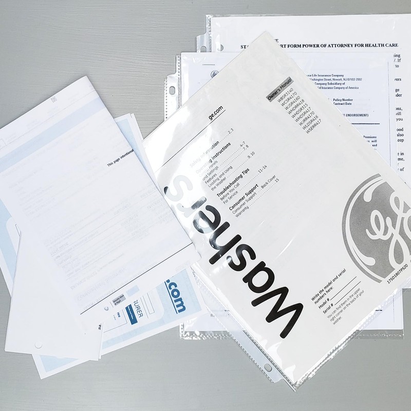 HOMEOWNER'S DOCUMENTS INDEX TAB DIVIDERS – SETS of 9. Pre-Printed