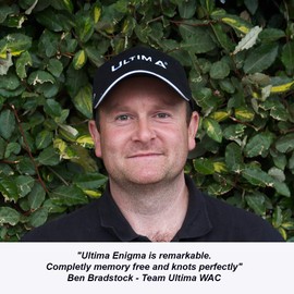 Ultima Unisex Adult Enigma Specialist Fishing Line 50 m Spool, Silt Grey, 0.35 mm-15.0 lb/6.8 kg