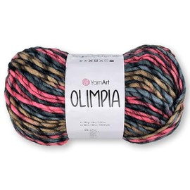 Frida's Wollhaus YarnArt 100g Olimpia Wool Knitting Crochet Winter Yarn Gradient Yarn 15 Colours (1414)