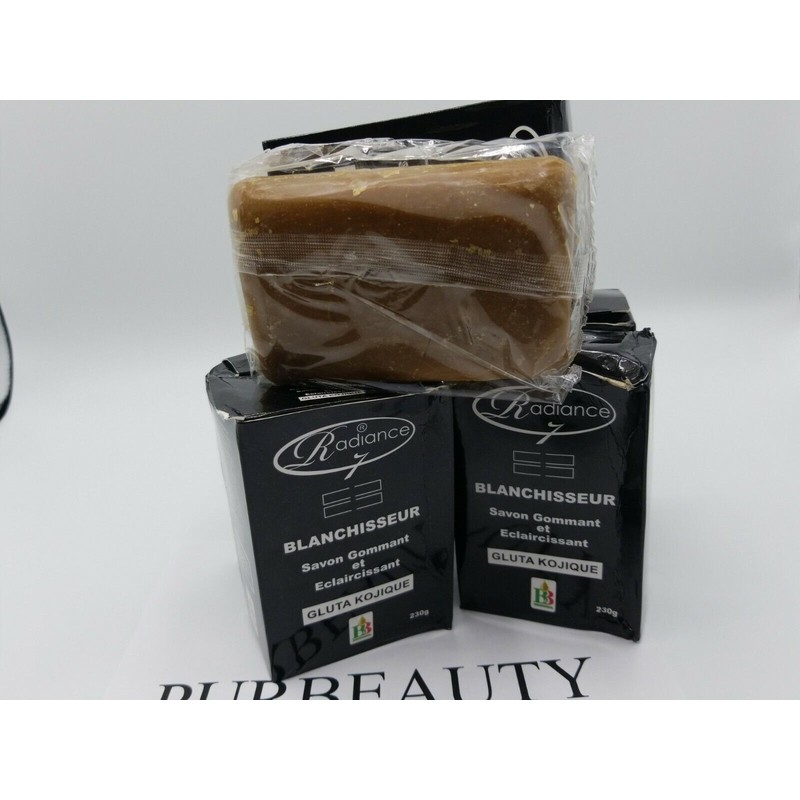 B&B LABORATOIRES RADIANCE 7 BLANCHISSEUR EXFOLIATING AND LIGHTENING SOAP GLUTA