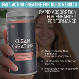 VNDL Project Clean Creatine HCl Powder - Pure Creatine Hydrochloride for Men & Women, Muscle Growth & Strength Building Power, Athletic Performance and Recovery, Vegetarian Friendly (Clean Citrulline Powder (150g))