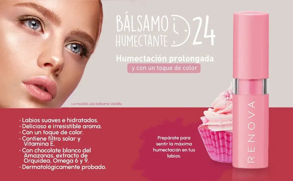 Bálsamo Labial Humectante Renova Fresa 4.6 G
