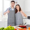 Livdouyu Pack of 2 Women's Cooking Apron Adjustable Kitchen Apron