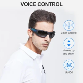 OhO sunshine Bluetooth Audio Sunglasses, Lightweight Open Ear Sport Glasses, 10H Playtime,Water Resistant with Voice Control