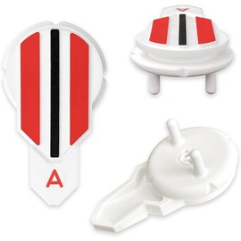 Fraser Fitness Alignment Ball Mark Golf Marker - Golf Accessories for Putting Aid – Golf Ball Alignment Marking Tool for Faster and More Accurate Golf Putting - Golf Ball Marker with 360° Rotation