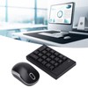 Numeric Keyboard Mouse Set MC‑61CB Wireless 2.4g Portable Silent Keypad