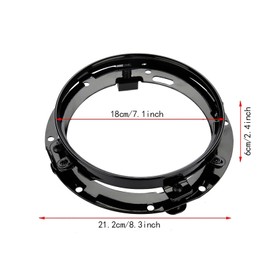 7 Inch Round Car Headlight Ring Mounting Bracket