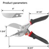 Wonglea Multi-Angle Miter Shears for Angular Cutting Molding Crafting,Quarter Round