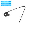 MECCANIXITY Safety Pins 1.46 Inch Nickle Plated Small Sewing Pins