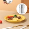 6 PCS Shaker Seasoning Cans with Rotating Cover Steel Seasoning