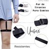 Par de Tirantes para Camisa 2 Sujetadores para Camisa Elasticos