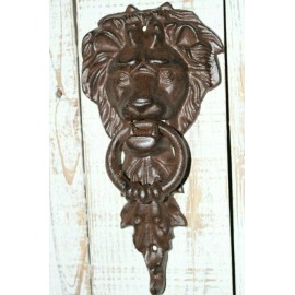 LIONS HEAD Door Knocker, Antique Style, Old-World Charm, Christmas Gift  DL-XX