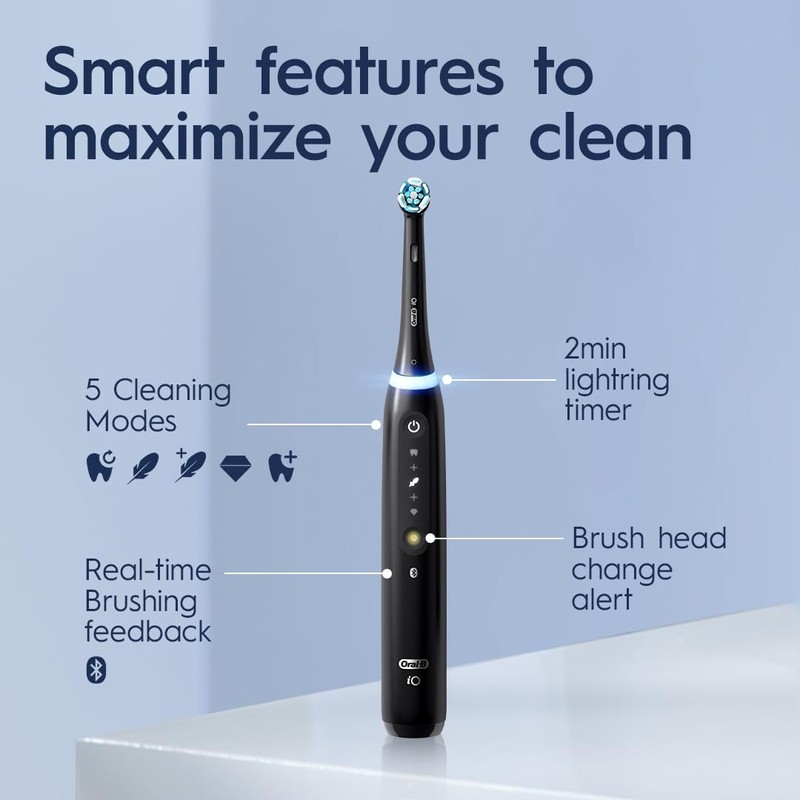 Oral-B iO Series 5 Rechargeable Electric Toothbrush with Visible Pressure