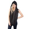 TOP HEADWEAR Womens Infinity Loop Hoodie Scarf Black/Charcoal