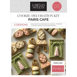 Lorena's Sweets Cookie Decoration Kit Paris Cafe