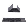 Mcbazel Faltbare Tastatur Bluetooth 5.0 mit Touchpad, Tragbare Kabellose Tastatur