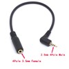 HUHANGGod Angled 2.5mm Male to 3.5mm Female Audio Cable Headphone