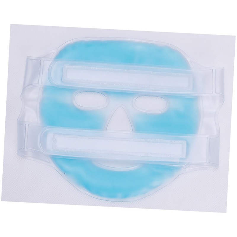 Outanaya 1pc Gel Cold and Hot Compress Mask PVC Face
