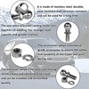 2'' Trailer Hitch Ball 50mm Ball Head Bolt Drawbar Straight