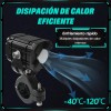 2 Faros Luces Led Auxiliares 4 Modos Lupa Para Moto