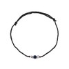 DHRUVS COLLECTION 925 Silver Baby Evil Eye Thread Anklet With