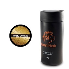 LION HAIR. Haarfasern, 28 g, vermehren Sie Ihr Haar in 30 Sekunden, Baumwollfasern für Damen und Herren (Golden Blonde (Goldblonde))
