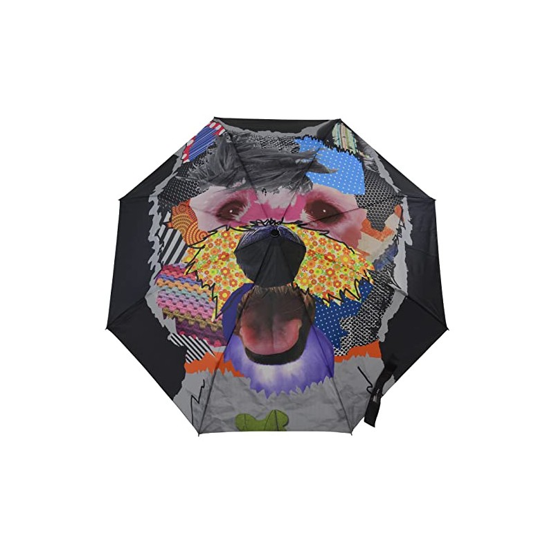 Doppler Modern Art Mini Pocket Umbrella with Hand Opener, multicoloured