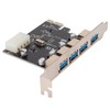 PCIE to USB 3.0 Expansion Card with 4 USB3.0 Ports