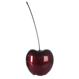 CASABLANCA Cherry Decoration Celebration 42 cm Ceramic Bordeaux Matt