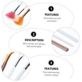 Minkissy Female Highlight Brush Pack for Teens Festivals Blush Applicator Silky Touch Cosmetics Tool