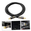 TEHAUX Optical Audio Cable High Density Weaving Mesh Shielding Pure