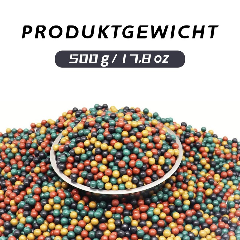 NUWIQ Hard Clay Ball, 500 g, 9 mm Mud Ball,