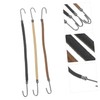 OHPHCALL 15pcs Elastic Hair Ties Lightweight Bungee Hooks for Ponytails