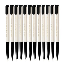 Java e-Office Ballpoint Pen 12-Piece Set (Black/Blue/Red) (0.5/0.7/1.0mm) / 자바 e오피스볼펜 12개세트 (검정파랑빨강) (0.50.71.0mm)