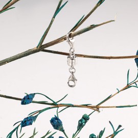 ALEXCRAFT Magnetic Double Lobster Clasps Sterling Silver 925 Necklace Double Jewelry Clasps, Magnetic Necklace Clasps Bracelet Closures Connector Magnetic Necklace Connector Jewelry Making Clasps