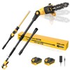 ZEGJAW 2-in-1 8'' Pole Saw & 18'' Pole Hedge Trimmer