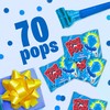 Ring Pop Blue Individually Wrapped Candy, 70 Count Lollipop Pack