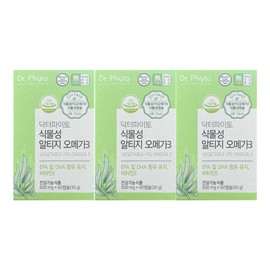 Doctor Pyto Dr. Phyto vegetable Altige Omega 3 500mg x 60 capsules (3) / 닥터파이토 식물성 알티지 오메가3 500mg x 60캡슐 3개