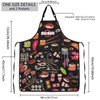 MBMSO Sushi Apron with Pockets Sushi Chef Gifts Cute Sushi