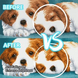 Diamond Painting Sealer, 4 OZ 120ML Permanent Hold & Transparent Sealer for Diamond Painting and Puzzle Glue, DIY Fixing & Sealing Painting Accessories