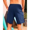 SILKWORLD Mens Swim Trunks Quick Dry Bathing Suits Compression Liner