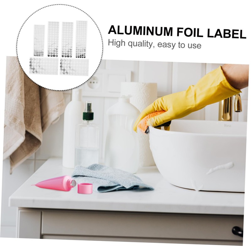 NUOBESTY 2sets Foil Film Stickers No Seal Machine Needed Cosmetics