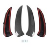 Pair of Rear Bumper Side Vent Spoiler Trim Left Right