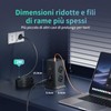 2 M Ciabatta Elettrica Multipresa con 8 Prese Universali ITA