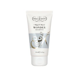 Percy & Reed I Need A Hero! Wonder Shampoo Gentle Nourishing Care - Free from Sulphates & Parabens. Safe for Sensitive Skin. Sulphate-Free, Paraben-Free & Vegan Friendly. For All Hair Types - 50ml